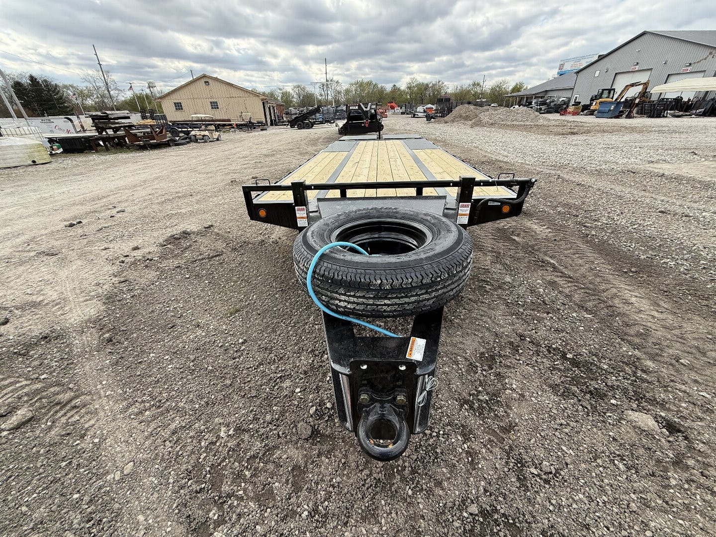 New 2025 PJ Trailers PL252 Deckover Trailer 102X25 TA PINTLE W/ DUALS (GVW:25000) BLACK