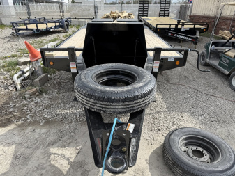New 2025 PJ Trailers PL252 Deckover Trailer 102X25 TA PINTLE W/ DUALS (GVW:25000) BLACK