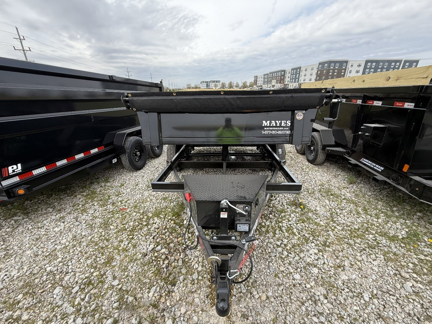 New 2025 Liberty LD10K72X12C5 Dump Trailer 72X12 TA (GVW:9990) MIDNIGHT BLACK
