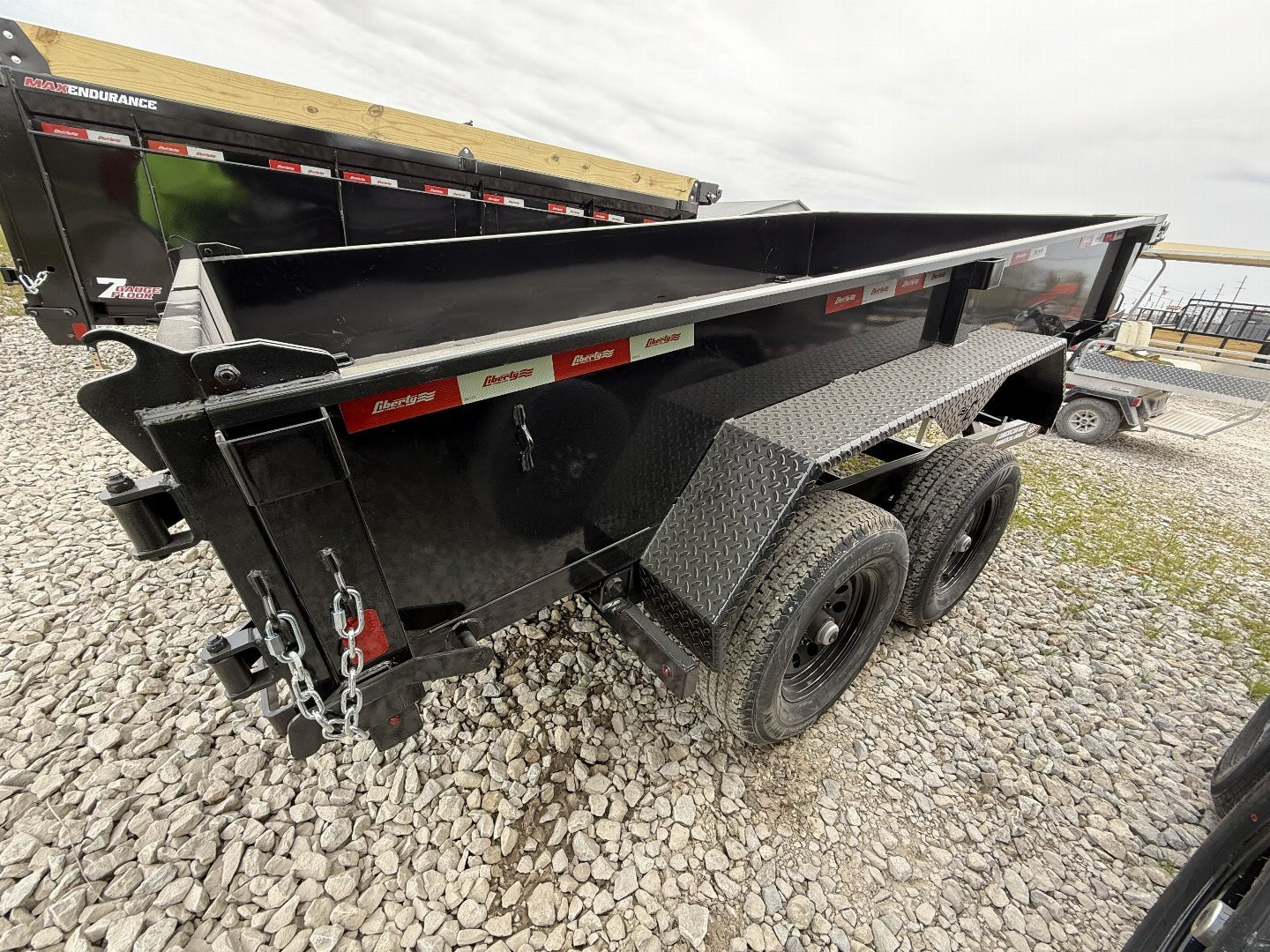 New 2025 Liberty LD10K72X12C5 Dump Trailer 72X12 TA (GVW:9990) MIDNIGHT BLACK