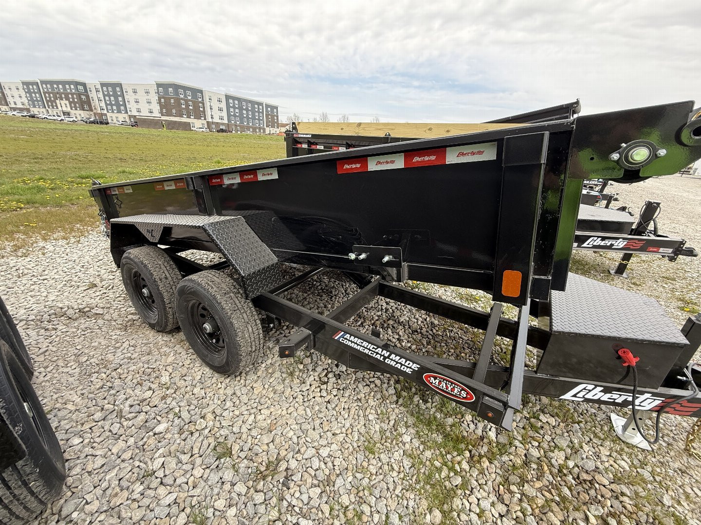 New 2025 Liberty LD10K72X12C5 Dump Trailer 72X12 TA (GVW:9990) MIDNIGHT BLACK