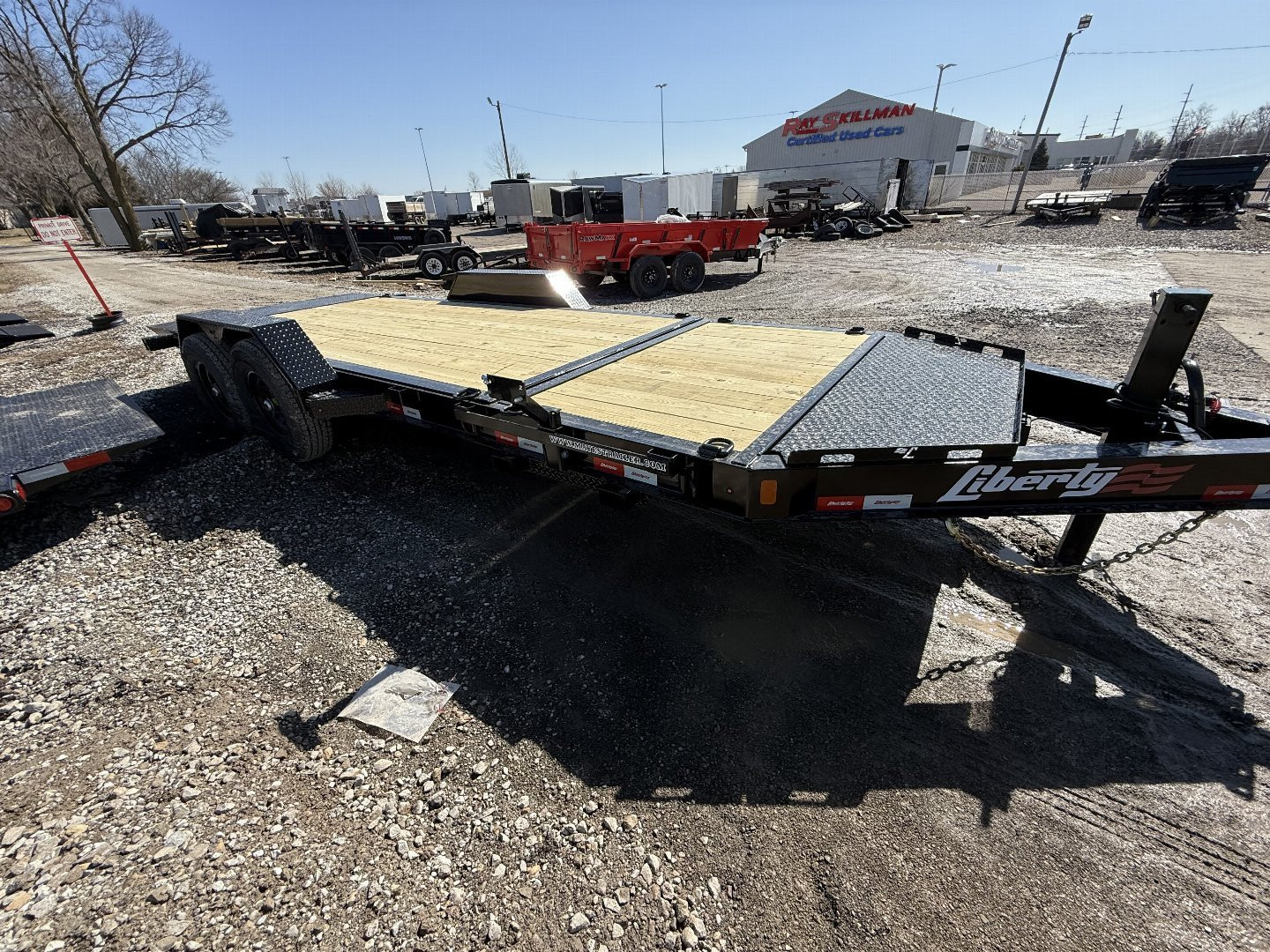 New 2025 LIBERTY LT14K83X22SPB8WF Tilt Trailer 83X22 TA PARTIAL (GVW:14000) SIERRA VERDE