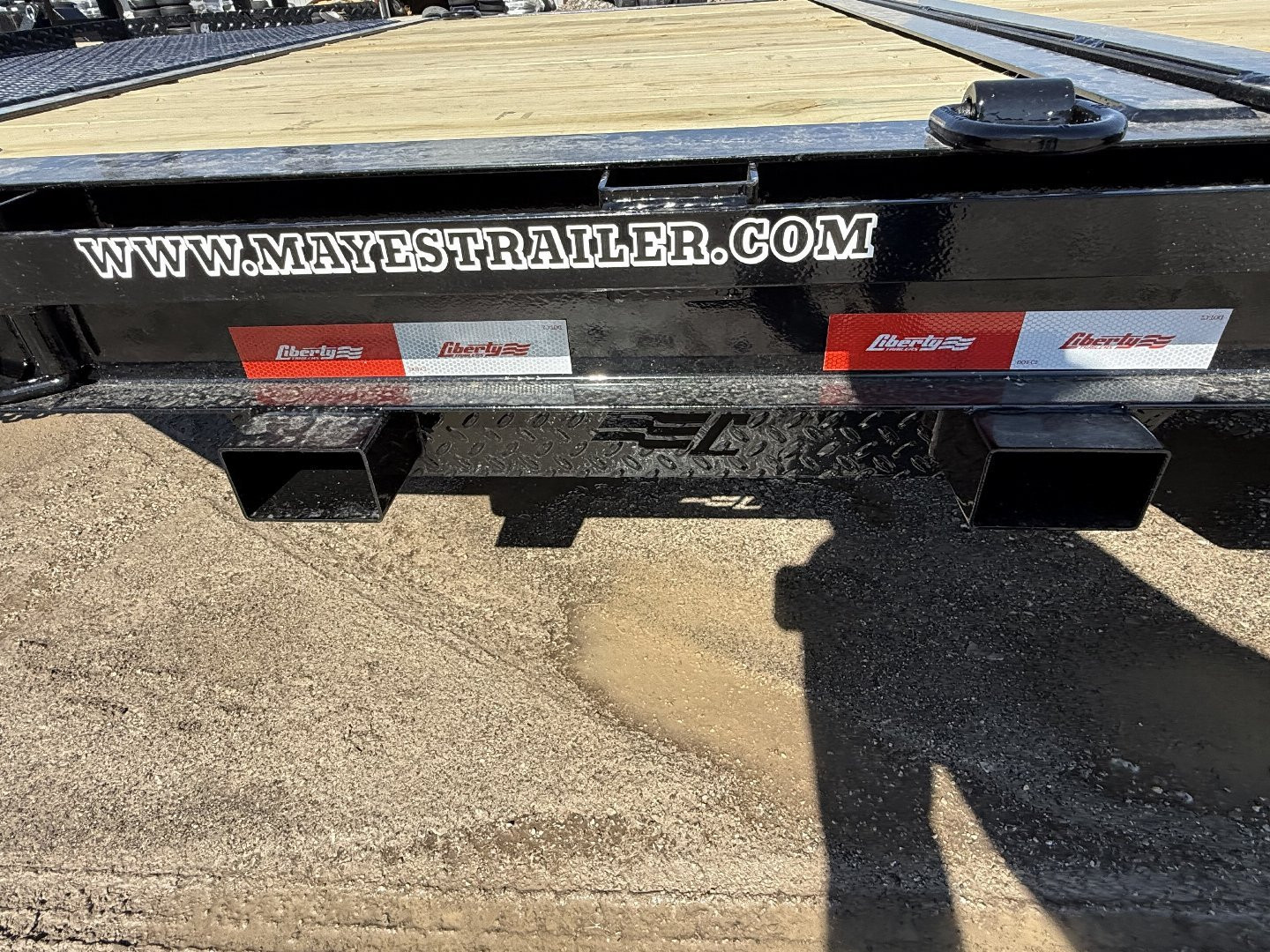 New 2025 LIBERTY LT14K83X22SPB8WF Tilt Trailer 83X22 TA PARTIAL (GVW:14000) MIDNIGHT BLACK