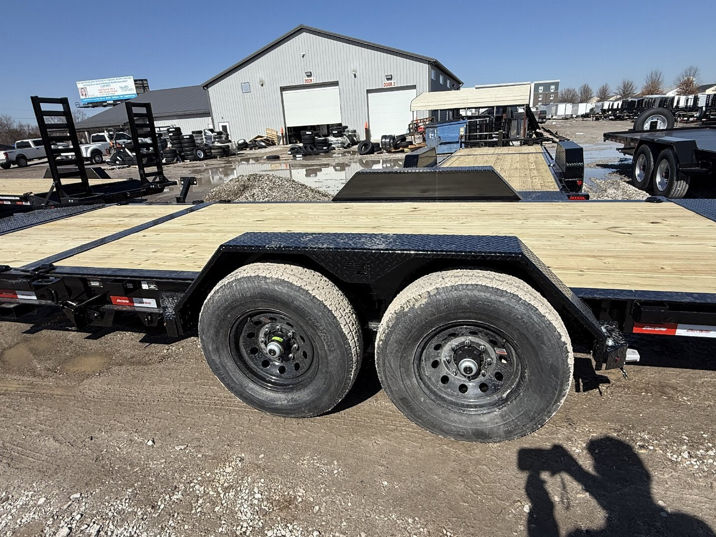 New 2025 LIBERTY LT14K83X22SPB8WF Tilt Trailer 83X22 TA PARTIAL (GVW:14000) MIDNIGHT BLACK