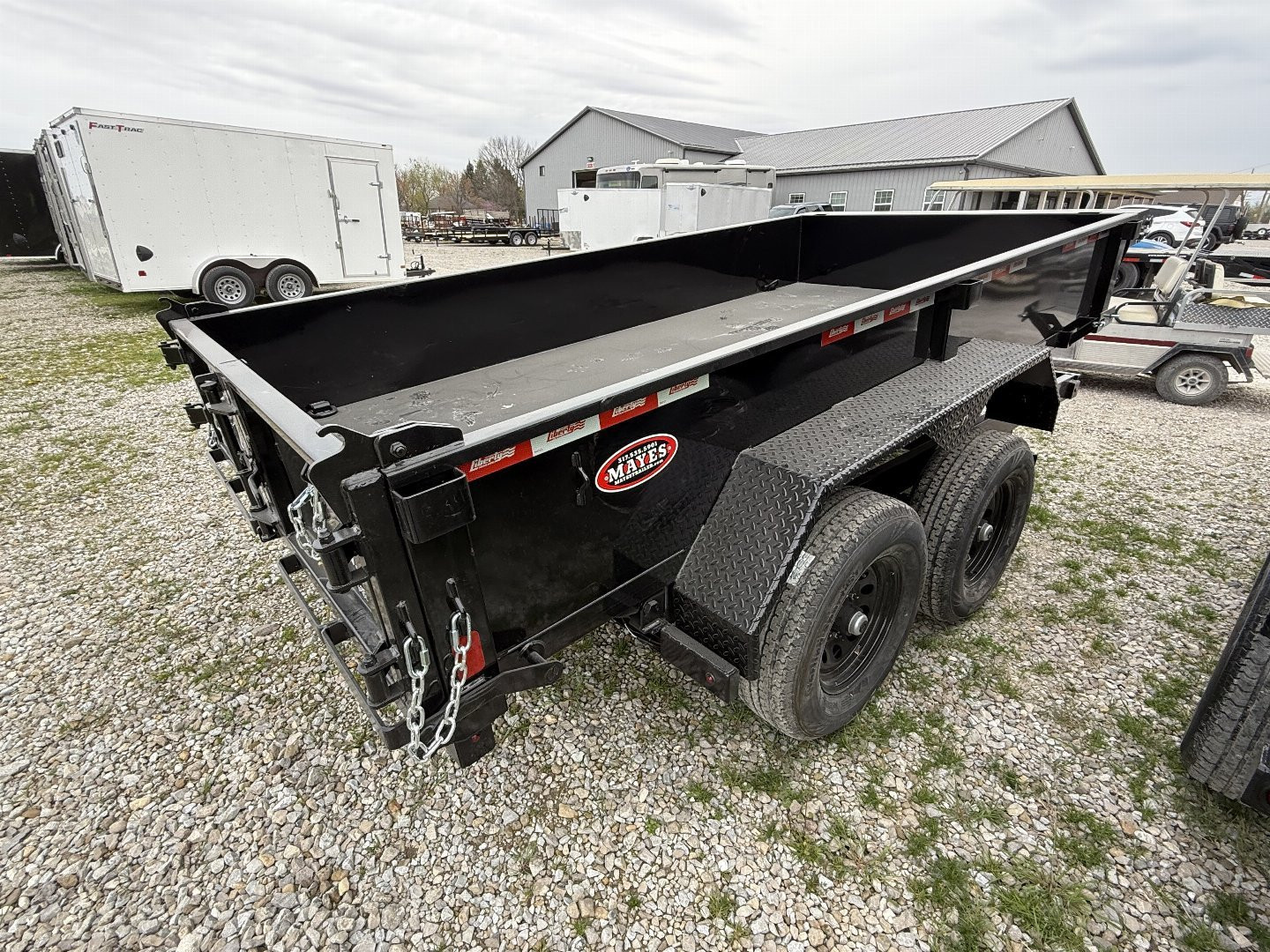 New 2025 Liberty LD10K72X12C5 Dump Trailer 72X12 TA (GVW:9990) MIDNIGHT BLACK