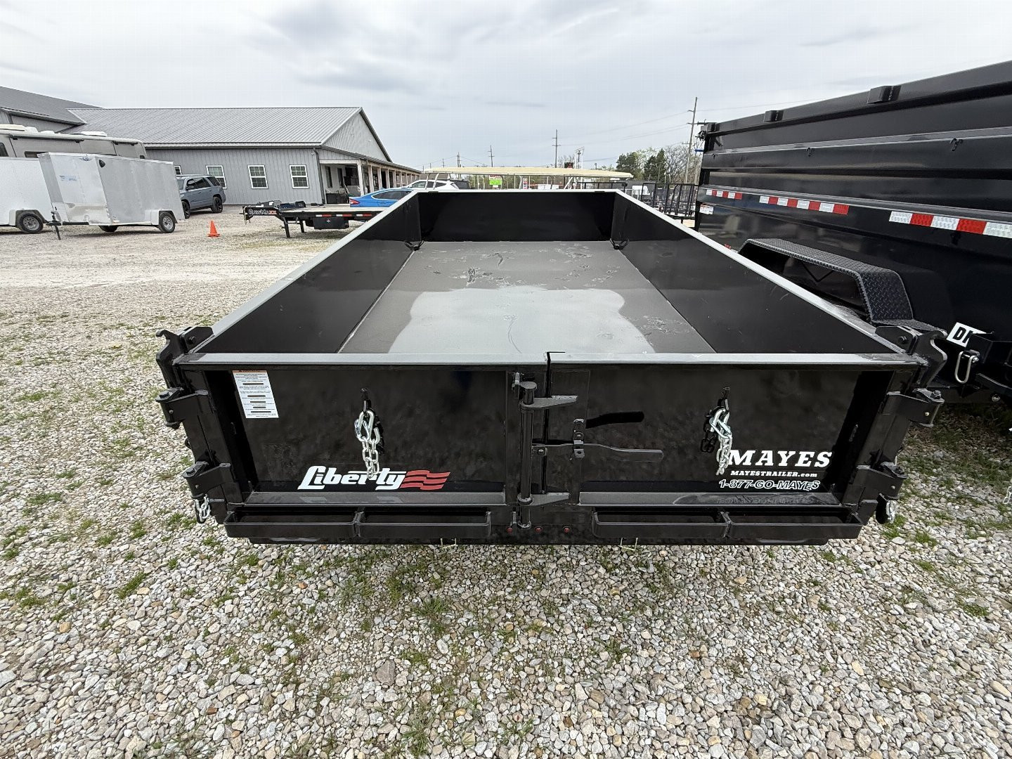 New 2025 Liberty LD10K72X12C5 Dump Trailer 72X12 TA (GVW:9990) MIDNIGHT BLACK