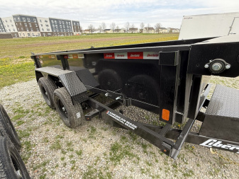New 2025 Liberty LD10K72X12C5 Dump Trailer 72X12 TA (GVW:9990) MIDNIGHT BLACK
