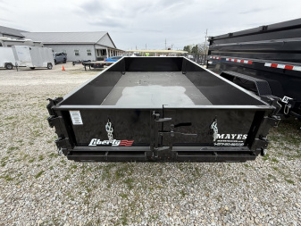 New 2025 Liberty LD10K72X12C5 Dump Trailer 72X12 TA (GVW:9990) MIDNIGHT BLACK