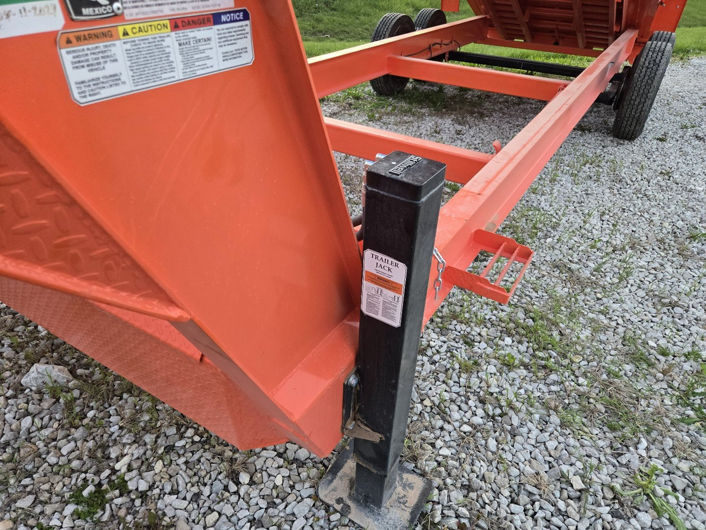 New 2024 HORIZON TRAILERS HZXGN-3X20 10K Dump Trailer 83X20 36" SIDES (GVW:22400) ORANGE