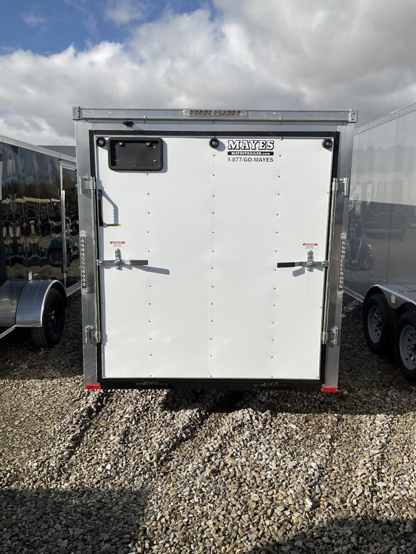 New 2025 RC Trailers MWT6X12SA Cargo / Enclosed Trailer SA RAMP DOOR(GVW:2990)WHITE