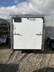 New 2025 RC Trailers MWT6X12SA Cargo / Enclosed Trailer SA RAMP DOOR(GVW:2990)WHITE