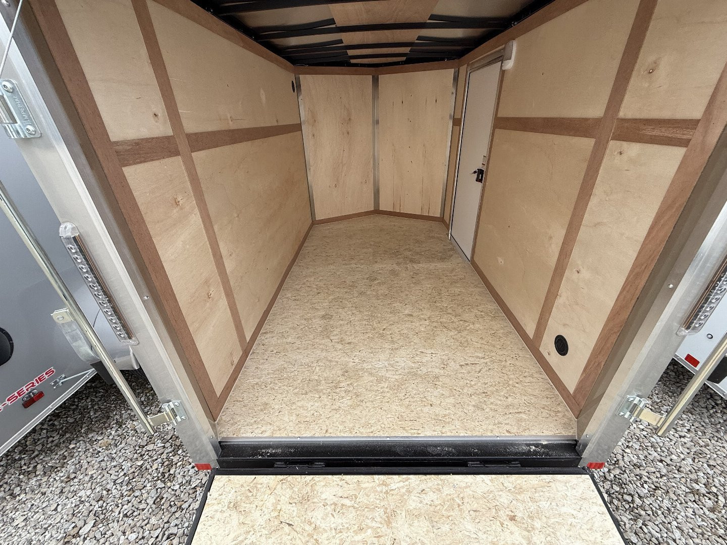 New 2025 RC Trailers MWT6X10SA Cargo / Enclosed Trailer 6X10 SA RAMP DOOR(GVW:2990)SILVER