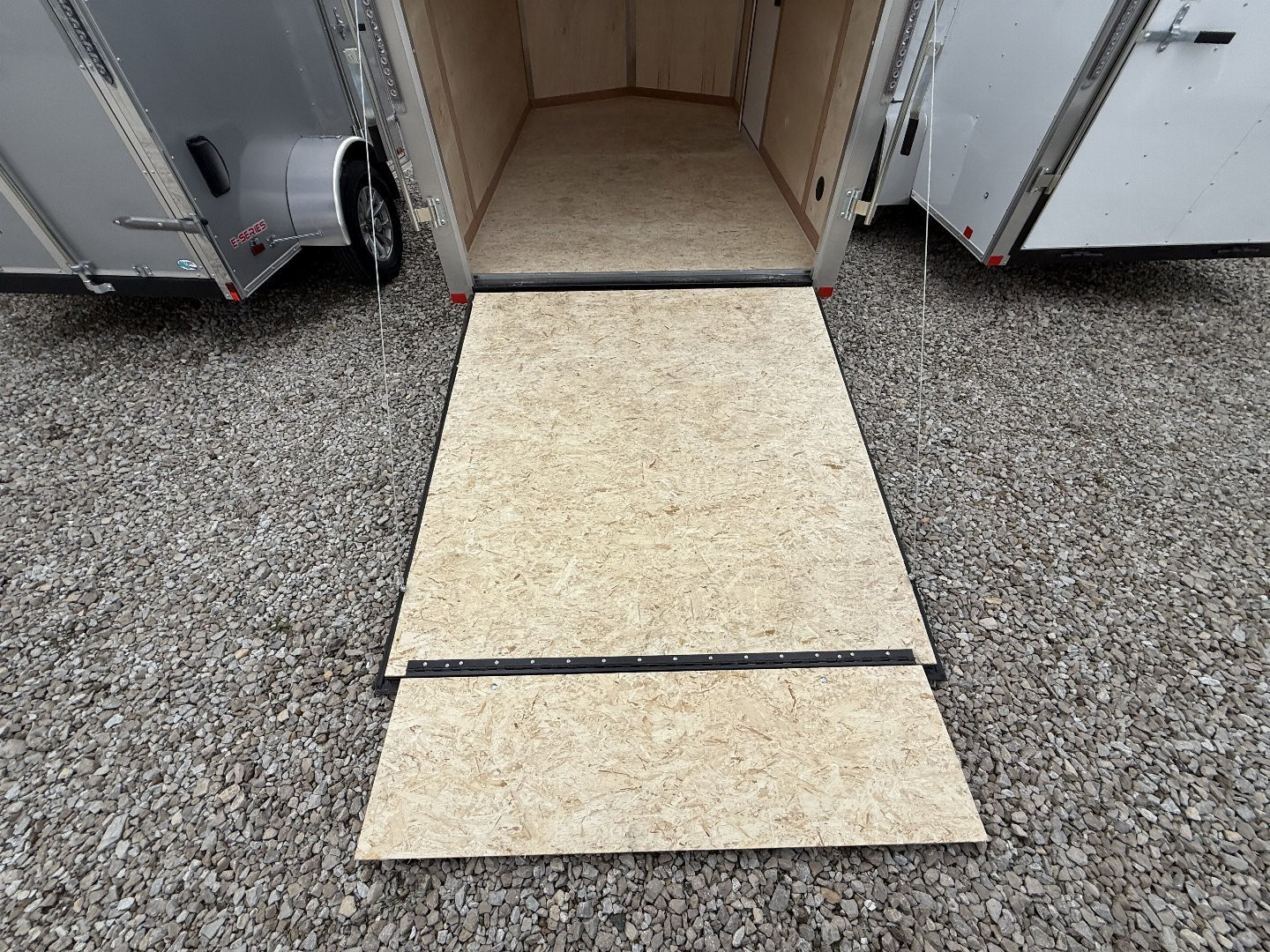 New 2025 RC Trailers MWT6X10SA Cargo / Enclosed Trailer 6X10 SA RAMP DOOR(GVW:2990)SILVER