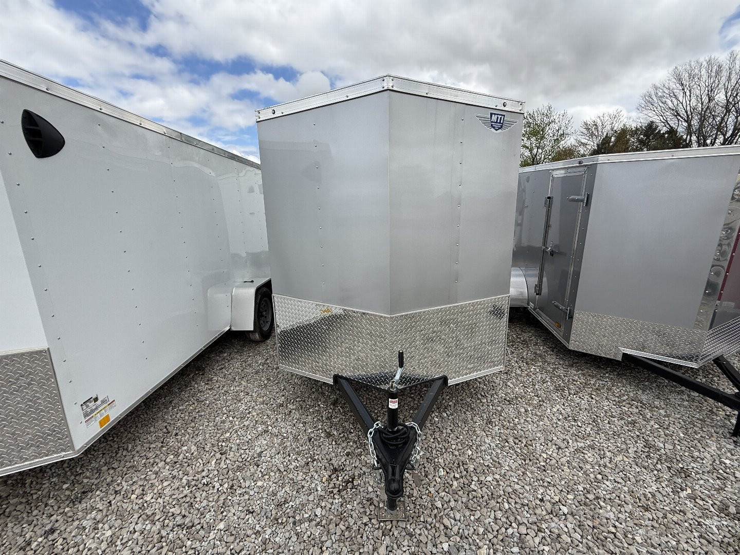 New 2025 RC Trailers MWT6X10SA Cargo / Enclosed Trailer 6X10 SA RAMP DOOR(GVW:2990)SILVER