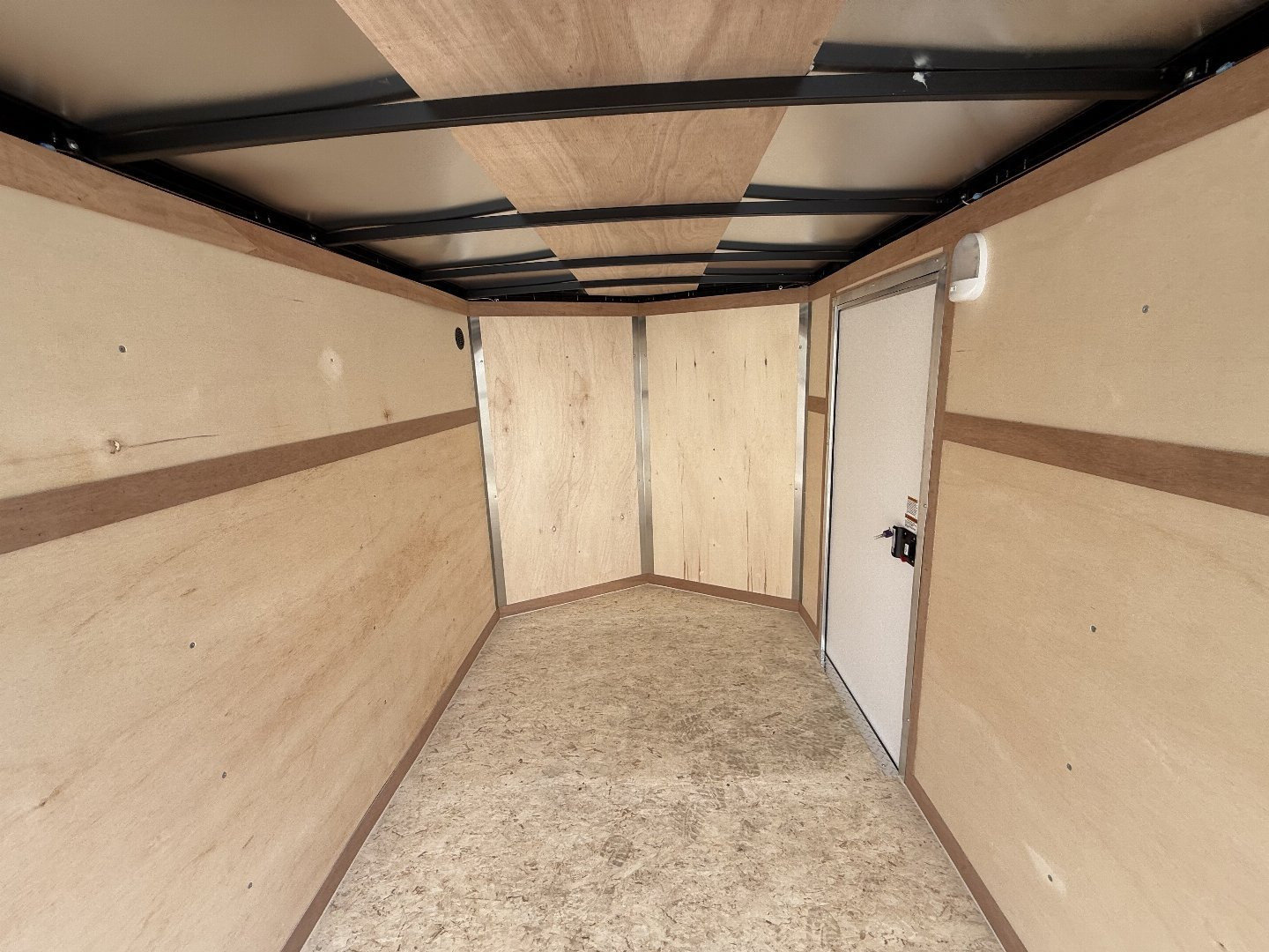 New 2025 RC Trailers MWT6X10SA Cargo / Enclosed Trailer 6X10 SA RAMP DOOR(GVW:2990)SILVER