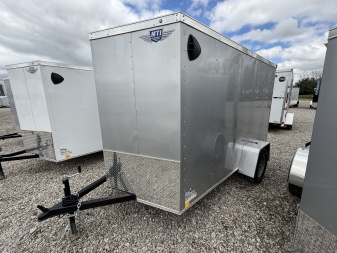 New 2025 RC Trailers MWT6X10SA Cargo / Enclosed Trailer 6X10 SA RAMP DOOR(GVW:2990)SILVER