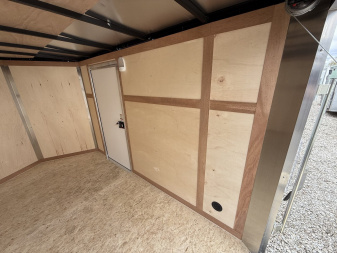 New 2025 RC Trailers MWT6X10SA Cargo / Enclosed Trailer 6X10 SA RAMP DOOR(GVW:2990)SILVER