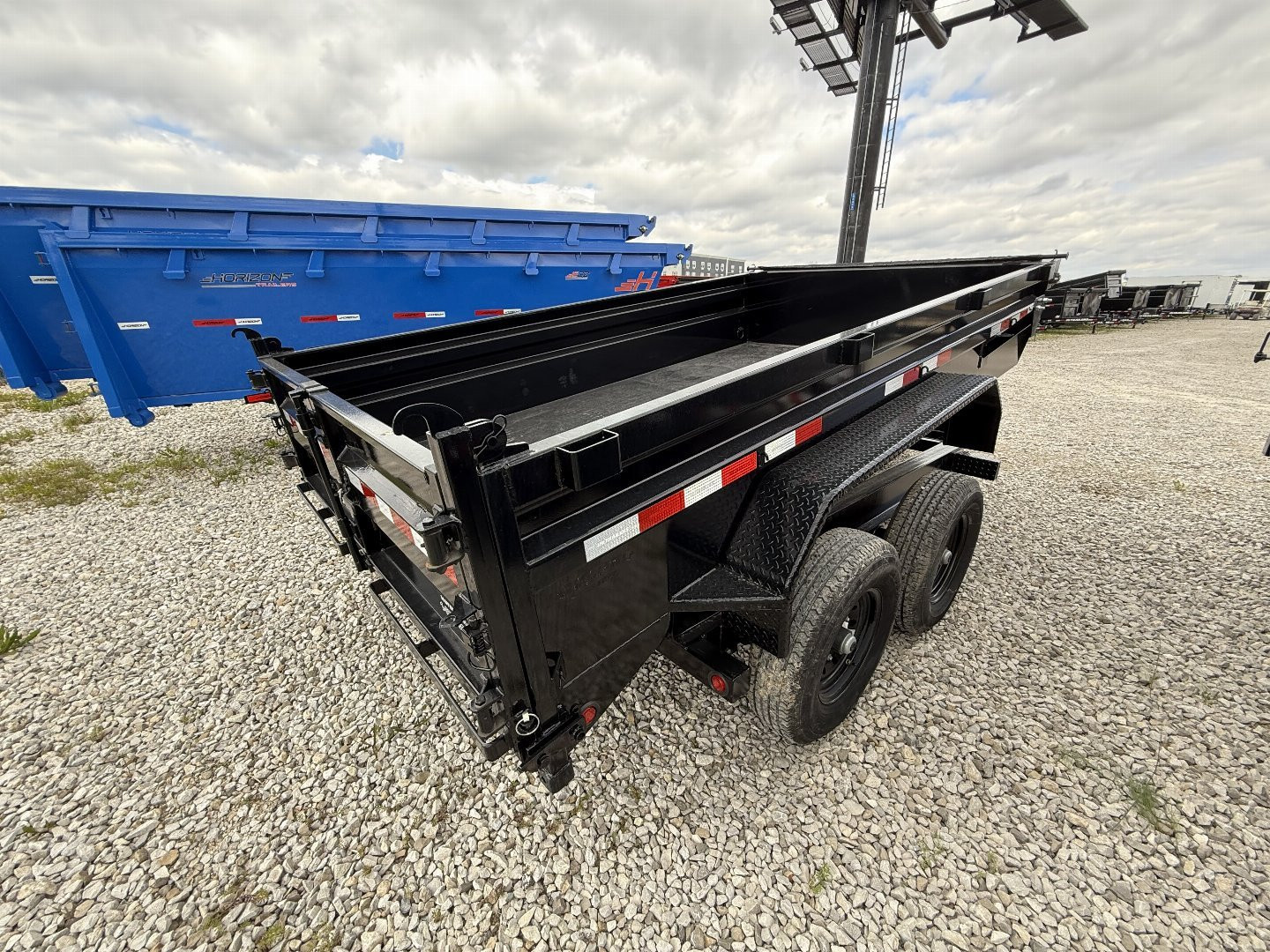 New 2023 PJ Trailers DL212 Dump Trailer 83X12 TA (GVW:14000) BLACK