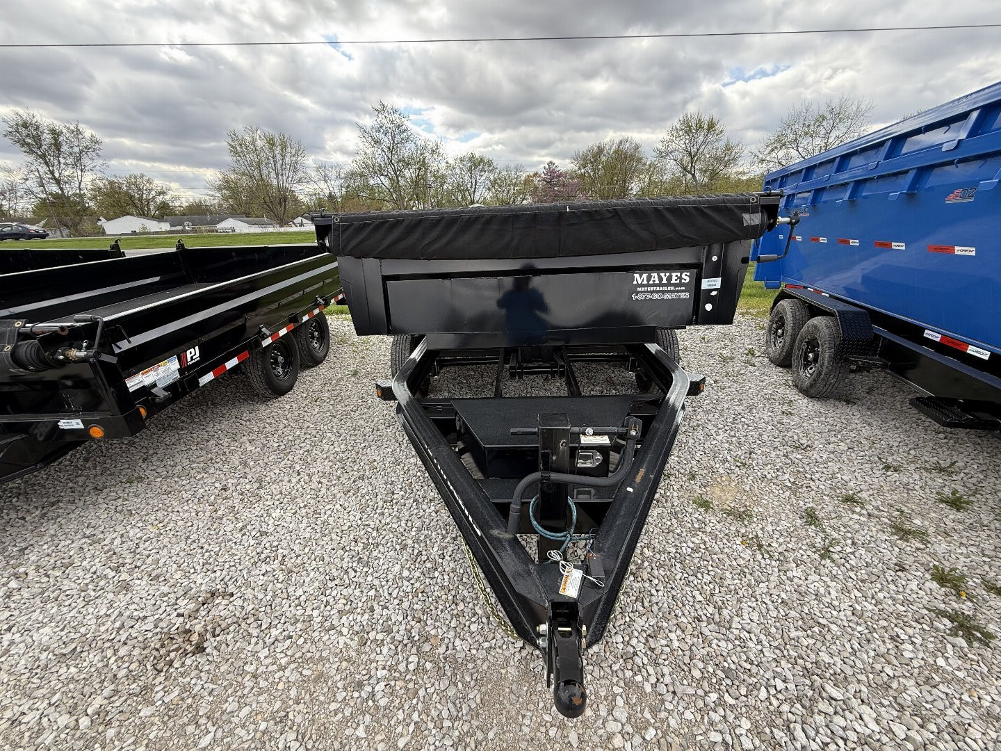 New 2023 PJ Trailers DL212 Dump Trailer 83X12 TA (GVW:14000) BLACK