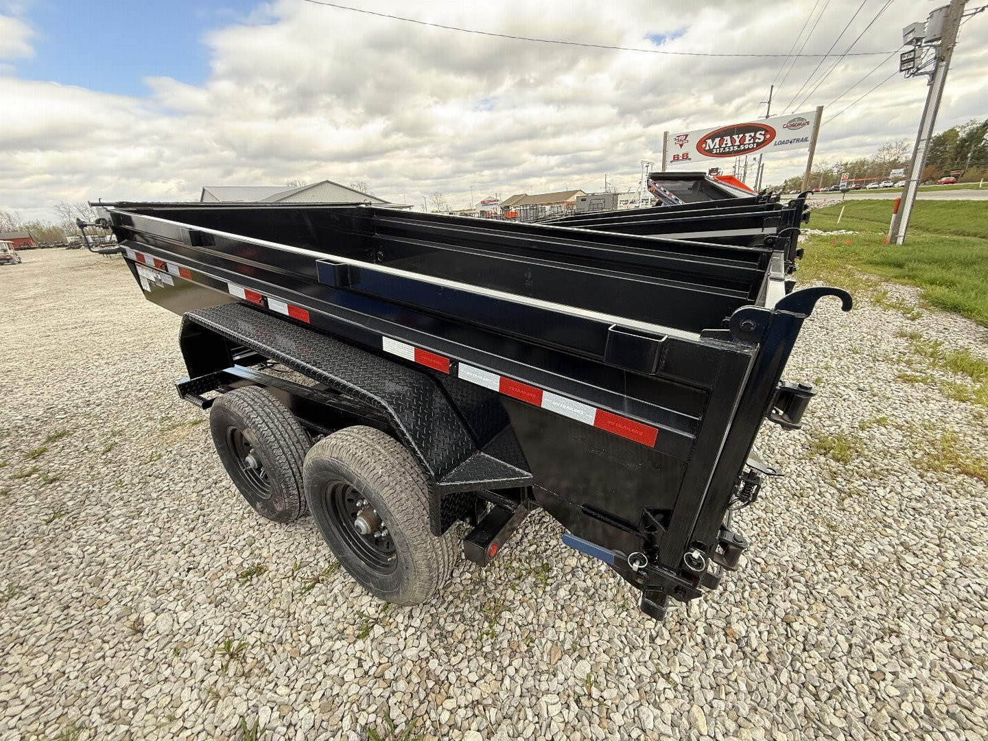 New 2023 PJ Trailers DL212 Dump Trailer 83X12 TA (GVW:14000) BLACK