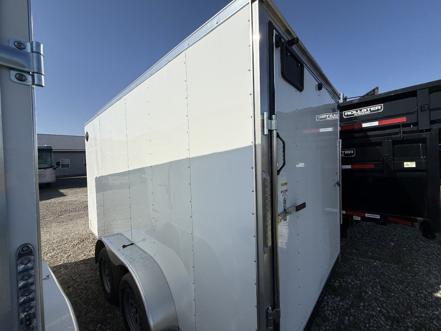 New 2025 RC Trailers MWT7X14TA2 Cargo / Enclosed Trailer 7X14 TA RAMP DOOR(GVW:7000) WHITE