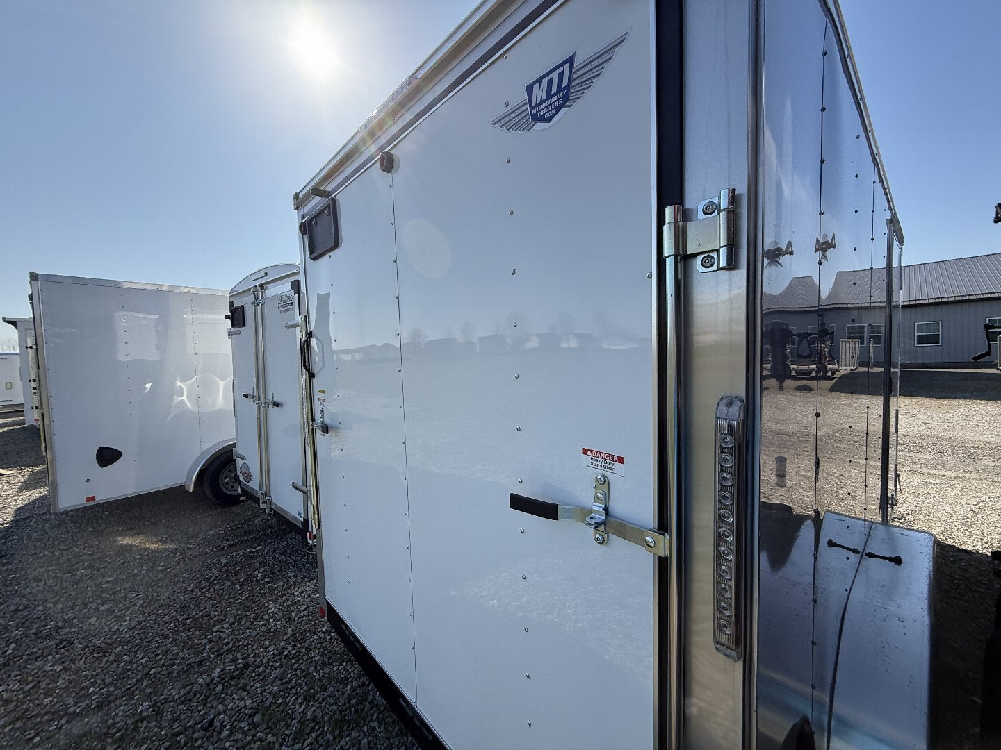 New 2025 RC Trailers MWT7X14TA2 Cargo / Enclosed Trailer 7X14 TA RAMP DOOR(GVW:7000) WHITE