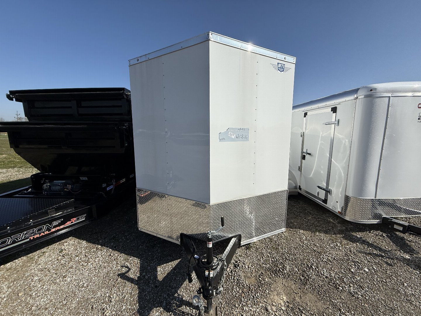 New 2025 RC Trailers MWT7X14TA2 Cargo / Enclosed Trailer 7X14 TA RAMP DOOR(GVW:7000) WHITE