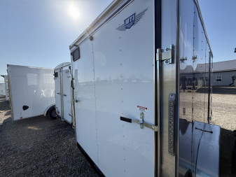 New 2025 RC Trailers MWT7X14TA2 Cargo / Enclosed Trailer 7X14 TA RAMP DOOR(GVW:7000) WHITE