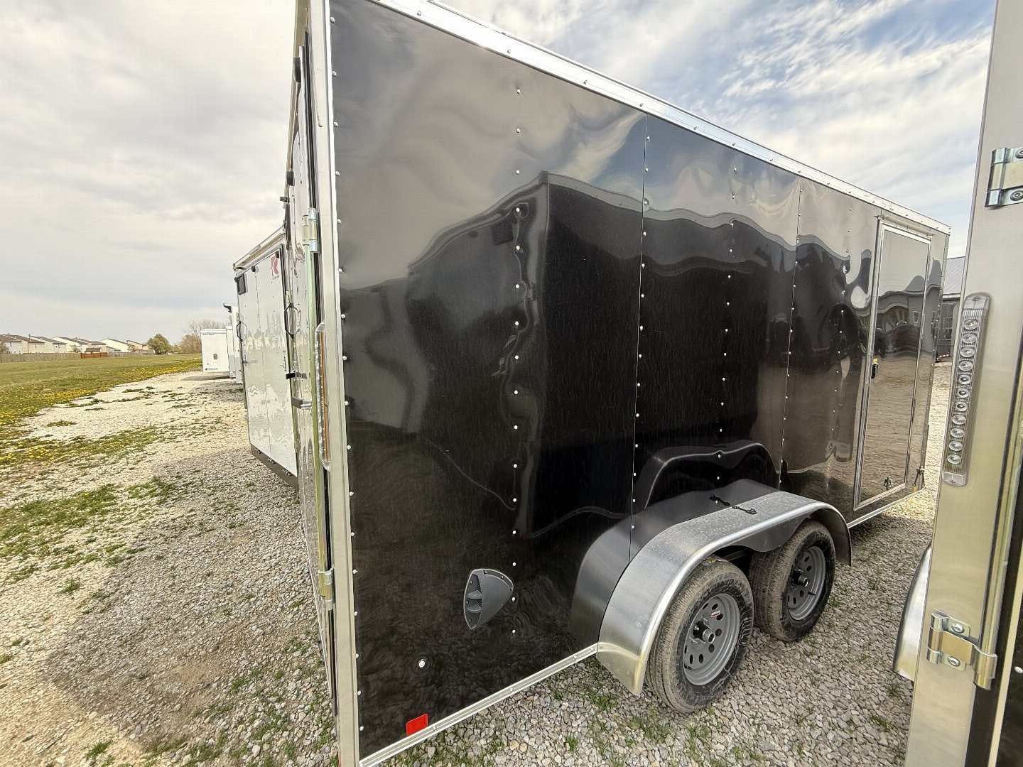New 2025 RC Trailers MWT7X16TA2 Cargo / Enclosed Trailer 7X16 TA RAMP DOOR(GVW:7000) BLACK