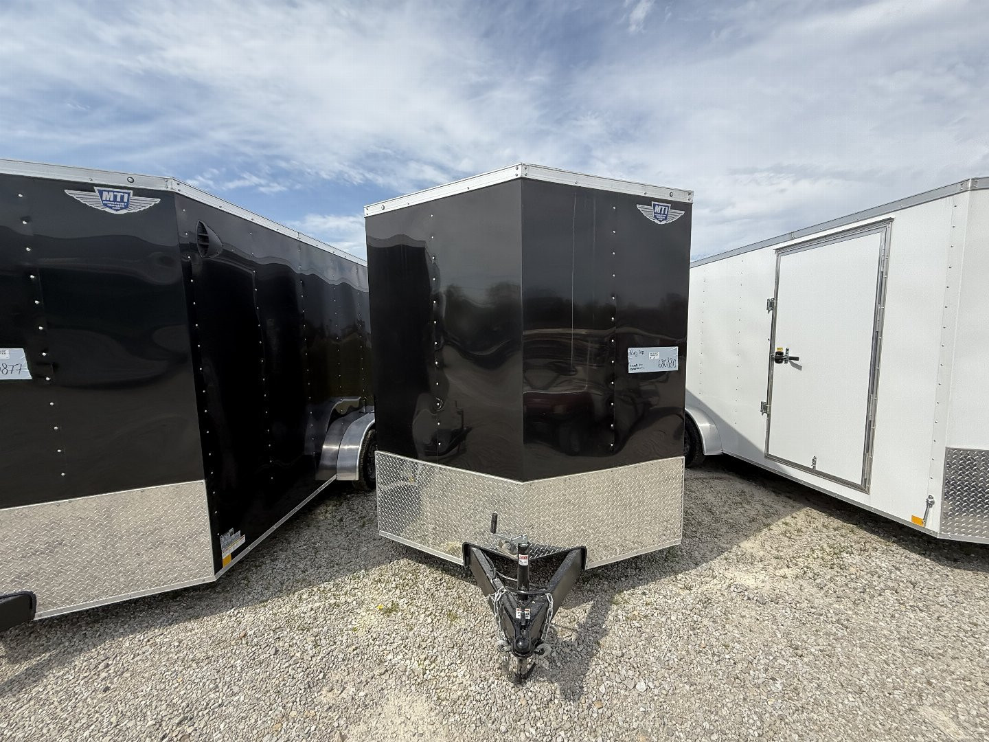 New 2025 RC Trailers MWT7X16TA2 Cargo / Enclosed Trailer 7X16 TA RAMP DOOR(GVW:7000) BLACK