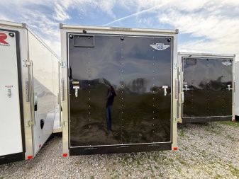 New 2025 RC Trailers MWT7X16TA2 Cargo / Enclosed Trailer 7X16 TA RAMP DOOR(GVW:7000) BLACK