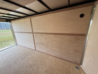 New 2025 RC Trailers MWT7X16TA2 Cargo / Enclosed Trailer 7X16 TA RAMP DOOR(GVW:7000) BLACK