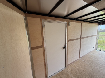 New 2025 RC Trailers MWT7X16TA2 Cargo / Enclosed Trailer 7X16 TA RAMP DOOR(GVW:7000) BLACK