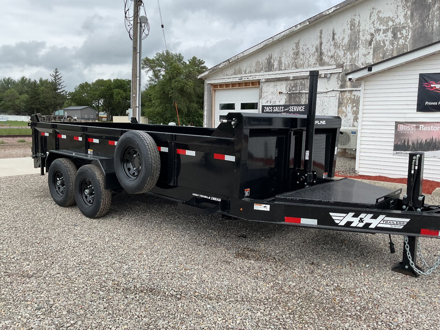 New 2025 H&H Trailers HBTL8316-BP-154 Dump Trailer