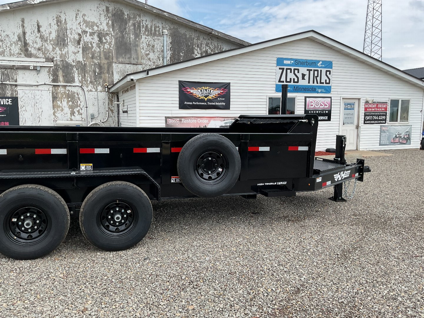 New 2025 H&H Trailers HBTL8316-BP-154 Dump Trailer