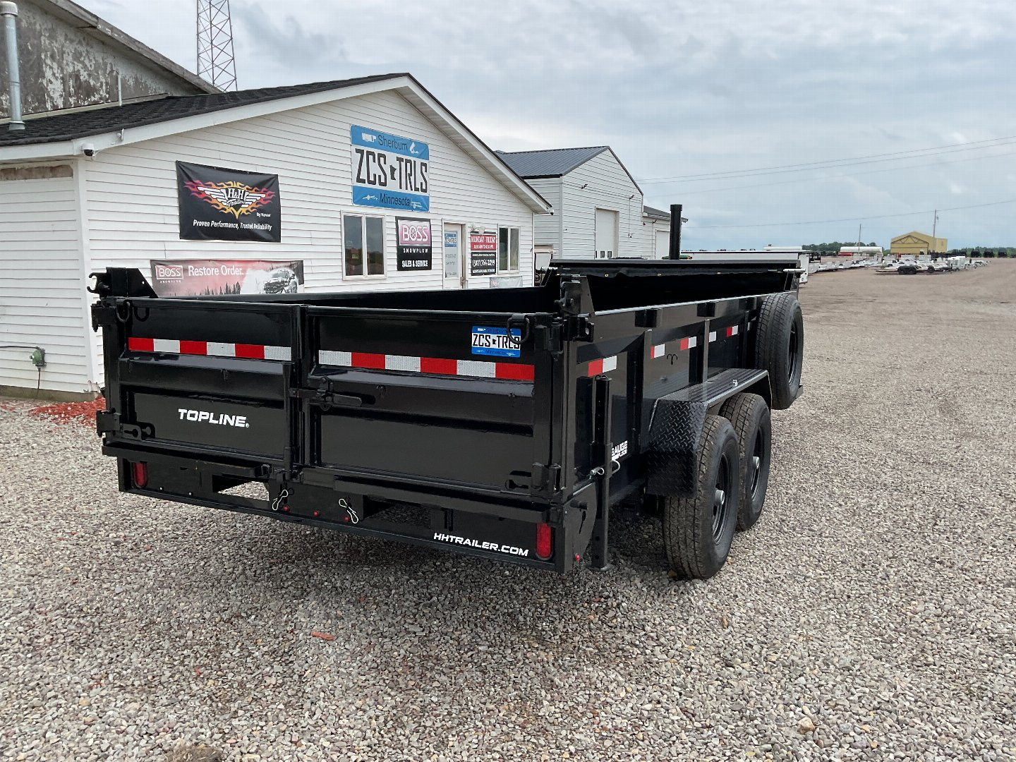 New 2025 H&H Trailers HBTL8316-BP-154 Dump Trailer