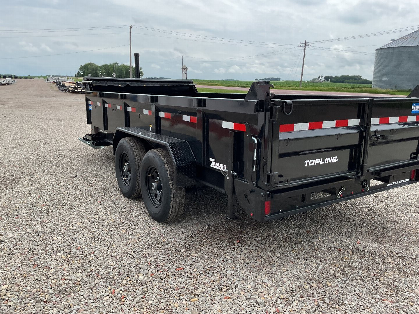 New 2025 H&H Trailers HBTL8316-BP-154 Dump Trailer