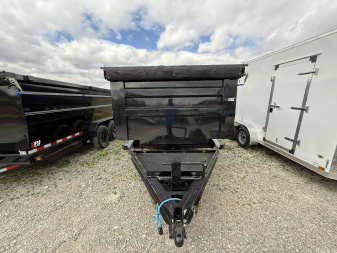 New 2025 PJ Trailers DM142 Dump Trailer 83X14 TA HIGH SIDES (GVW:14000) BLACK
