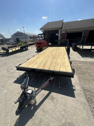 New 2025 AMO UT202 Car Hauler 82X20 TA DOVETAIL (GVW:7000) SLIDE IN RAMPS