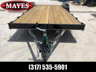 New 2025 AMO UT182 Car Hauler 82x18 TA DOVETAIL (GVW:7000) SLIDE IN RAMPS