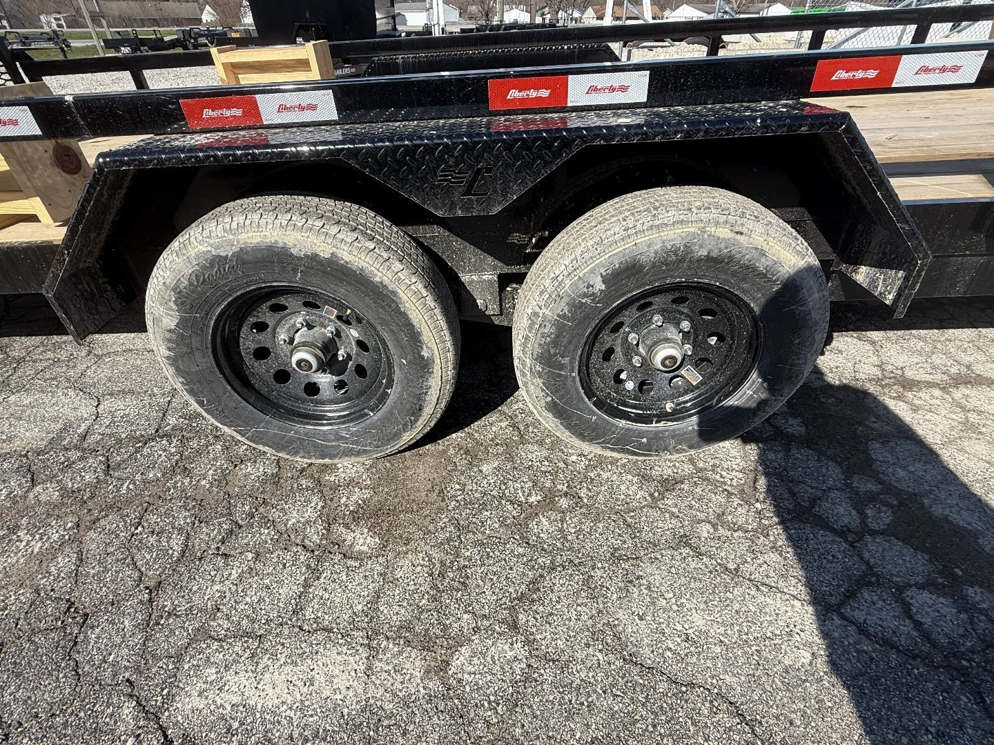 New 2025 Liberty LU10K83X20+2C5 Utility Trailer 83X22 TA (GVW:9990) MIDNIGHT BLACK