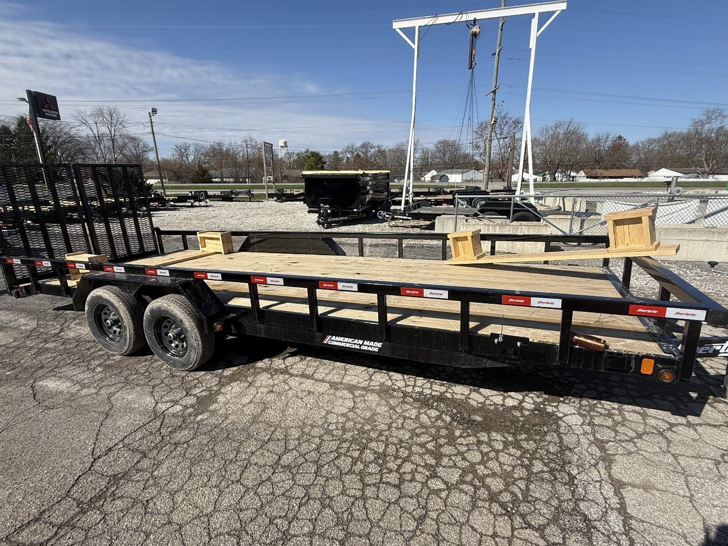 New 2025 Liberty LU10K83X20+2C5 Utility Trailer 83X22 TA (GVW:9990) MIDNIGHT BLACK