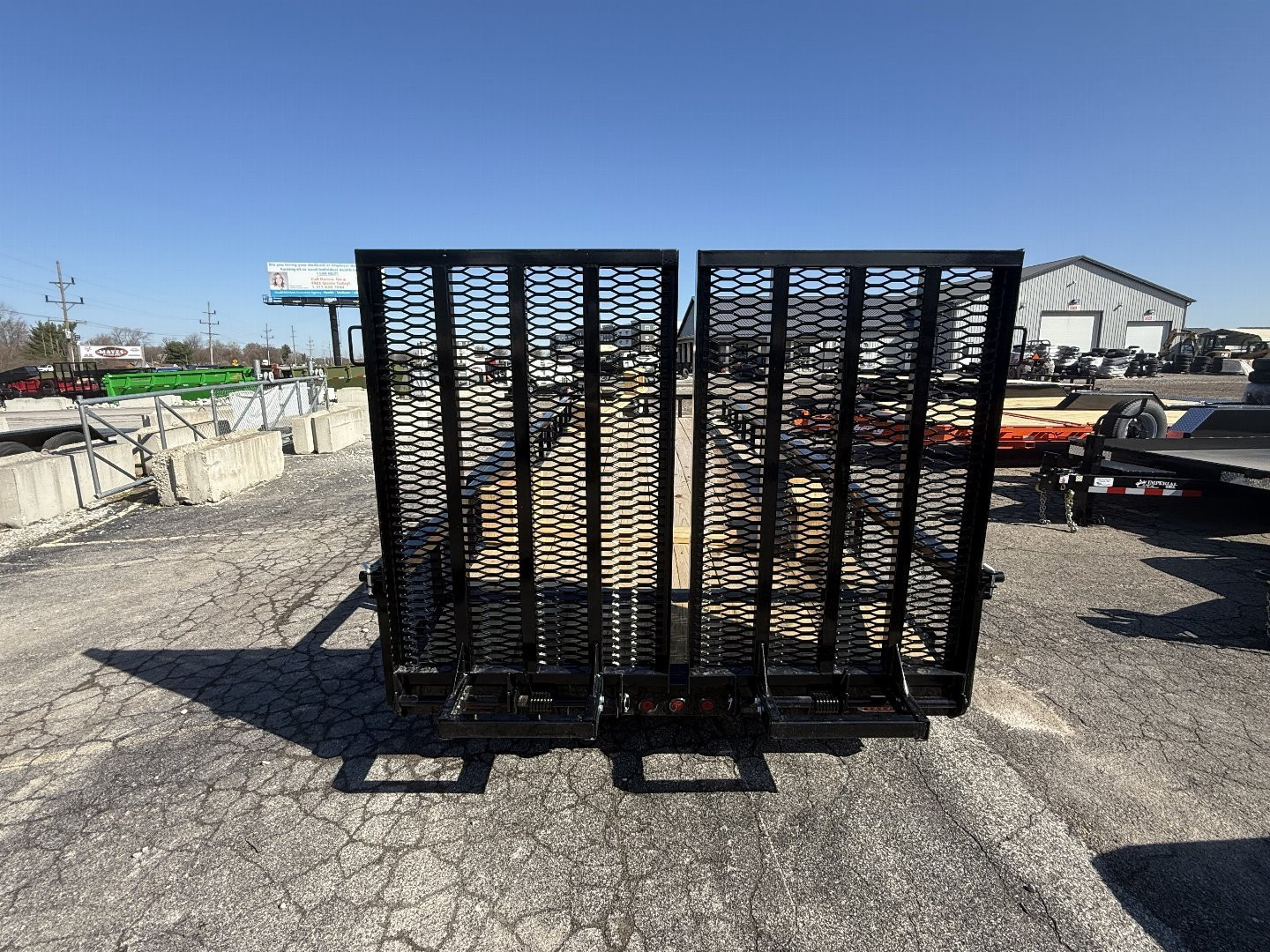 New 2025 Liberty LU10K83X20+2C5 Utility Trailer 83X22 TA (GVW:9990) MIDNIGHT BLACK