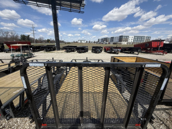 New 2025 RAWMAXX UTX1277BP3.5K Utility Trailer 77X12 SA (GVW:2900) BLACK