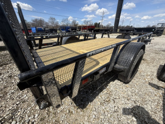 New 2025 RAWMAXX UTX1277BP3.5K Utility Trailer 77X12 SA (GVW:2900) BLACK