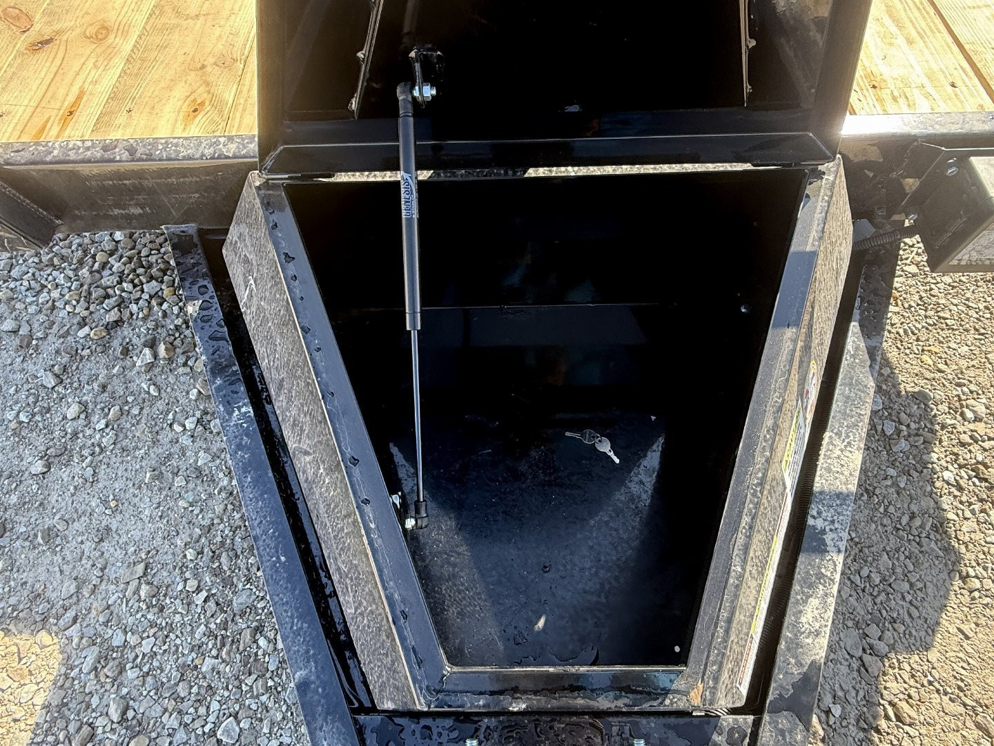 New 2025 RAWMAXX UTX2083BP14K Utility Trailer 83X20 TA DOVETAIL W/ HD GATE(GVW:14000) BLACK