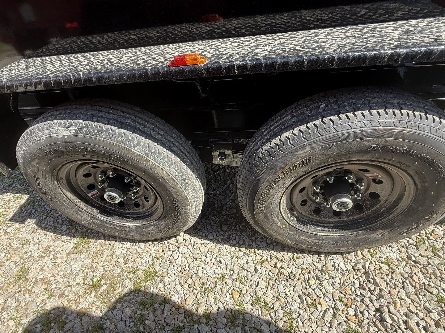 New 2025 PJ Trailers D7142 Dump Trailer 83X14 TA HIGH SIDE (GVW:14000) BLACK