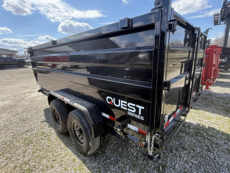 New 2025 PJ Trailers D7142 Dump Trailer 83X14 TA HIGH SIDE (GVW:14000) BLACK