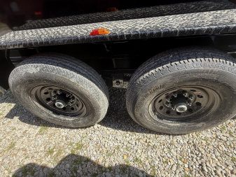 New 2025 PJ Trailers D7142 Dump Trailer 83X14 TA HIGH SIDE (GVW:14000) BLACK