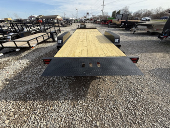 New 2025 Behnke TBCT2216ET Tilt Trailer 83X22 TA PARTIAL TILT (GVW:16000) BLACK